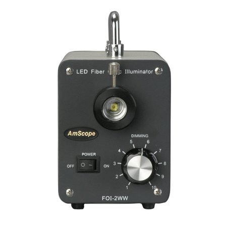 AMSCOPE 20W LED Cold Fiber Optic Illuminator LED-20W